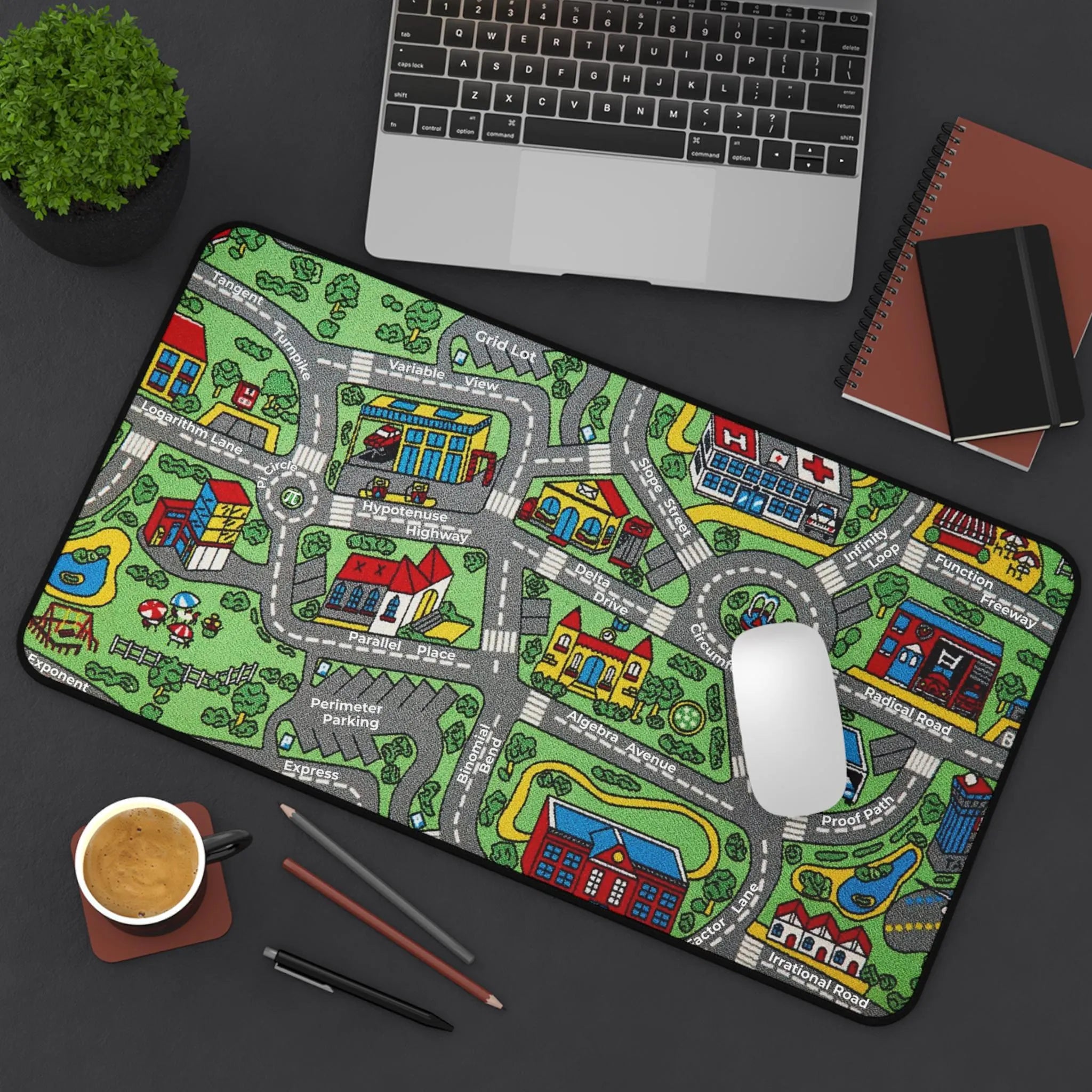 City mouse pad
